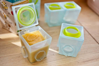 使用分裝容器儲存寶寶副食品